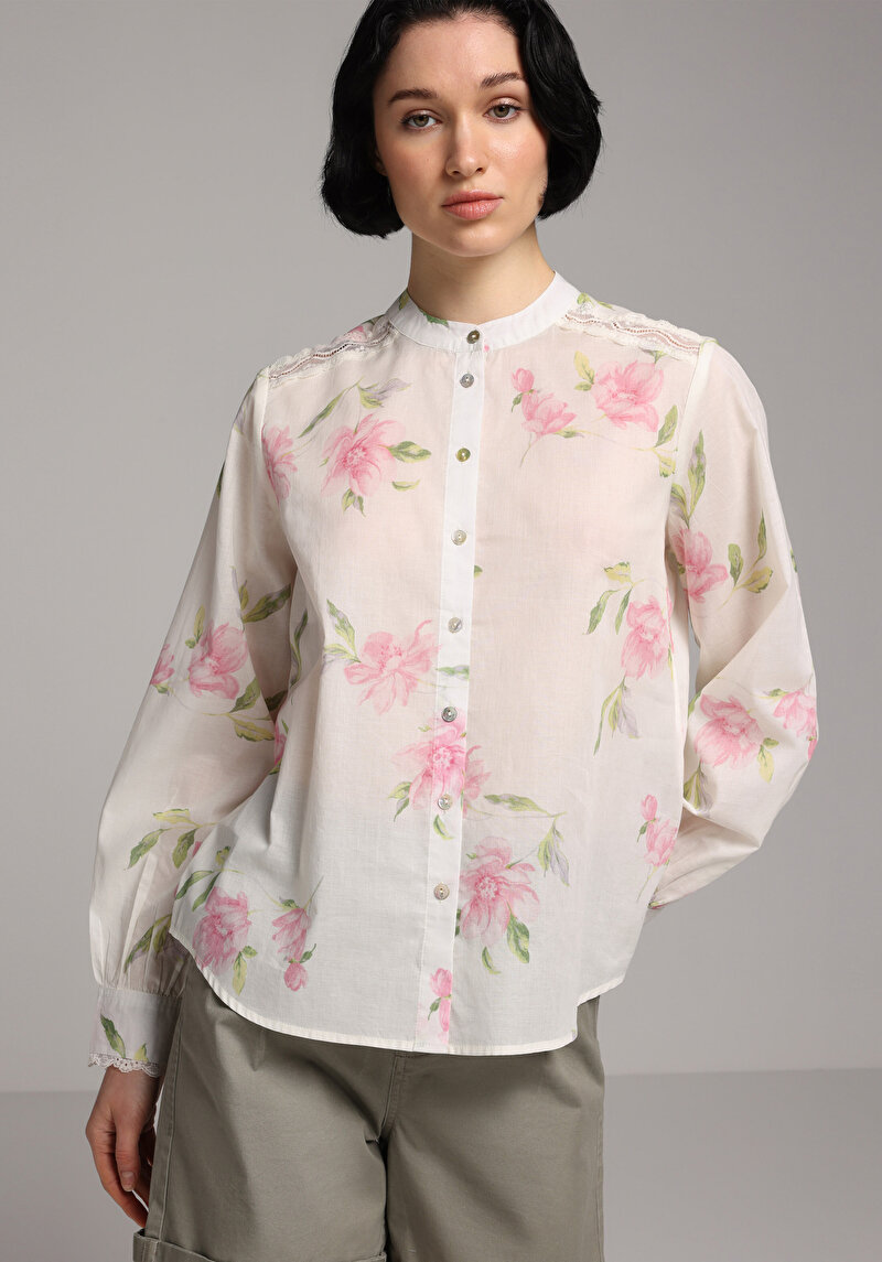 Зображення Сорочка З Довгим Рукавом Жіноча Рожева