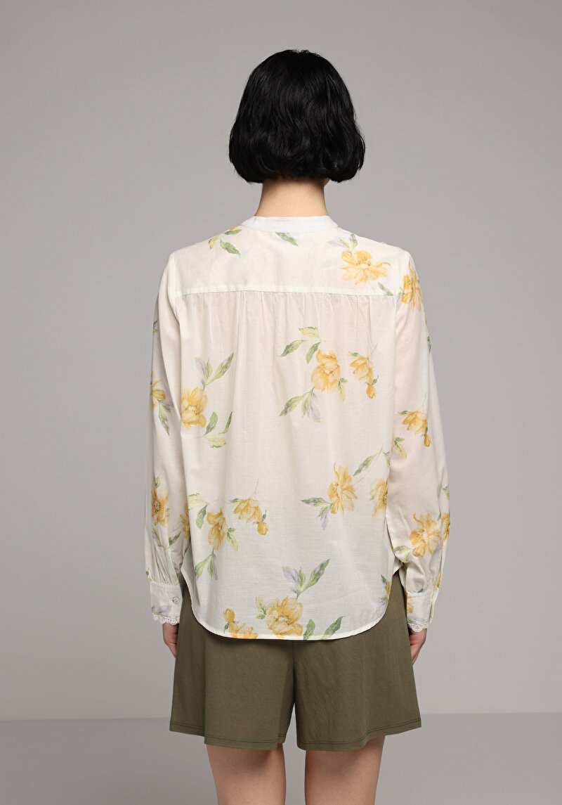 Зображення Сорочка З Довгим Рукавом Жіноча Жовта