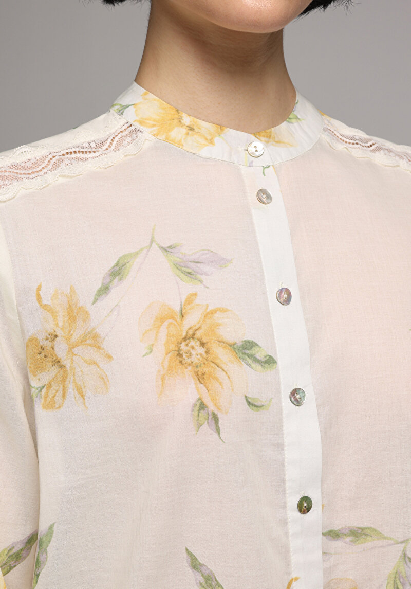 Зображення Сорочка З Довгим Рукавом Жіноча Жовта