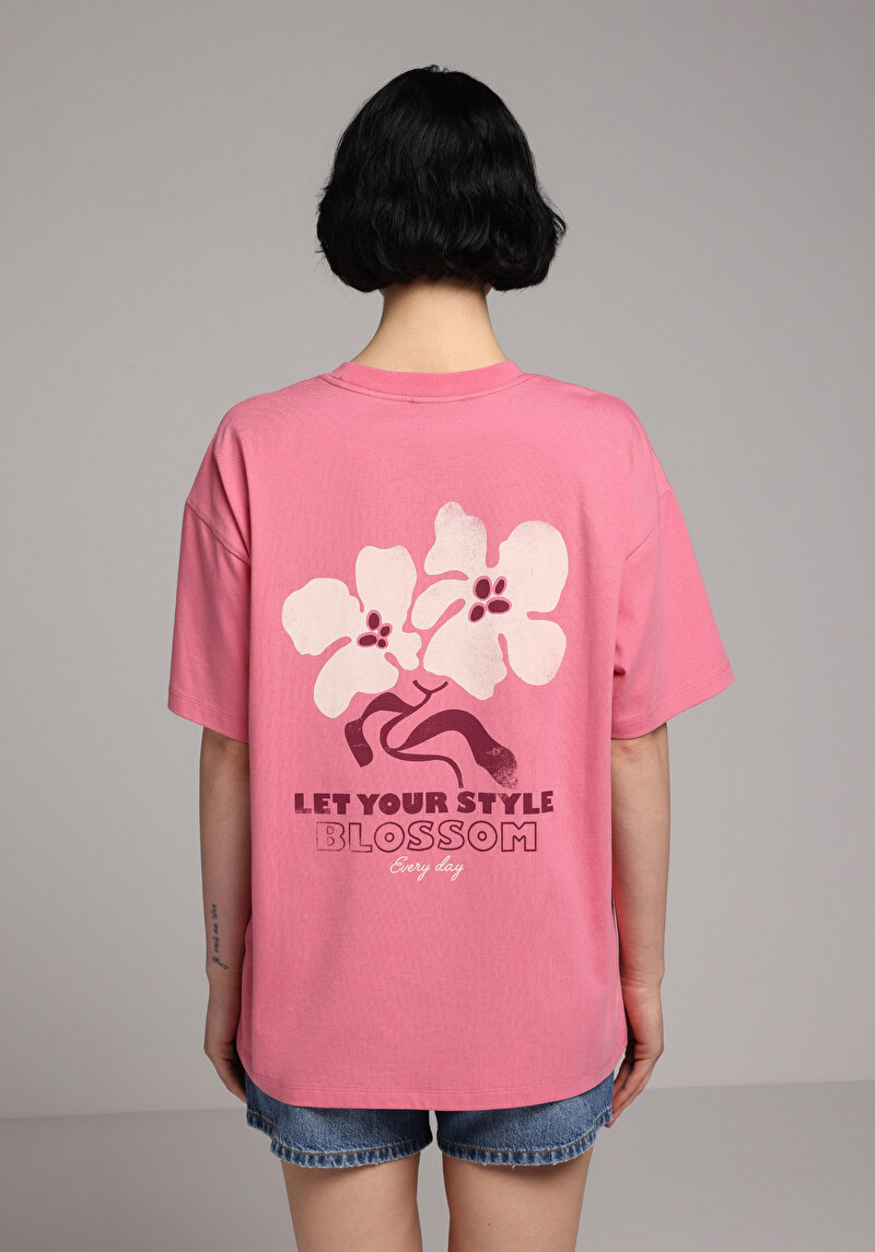 Зображення Футболка З Коротким Рукавом Жіноча Рожева