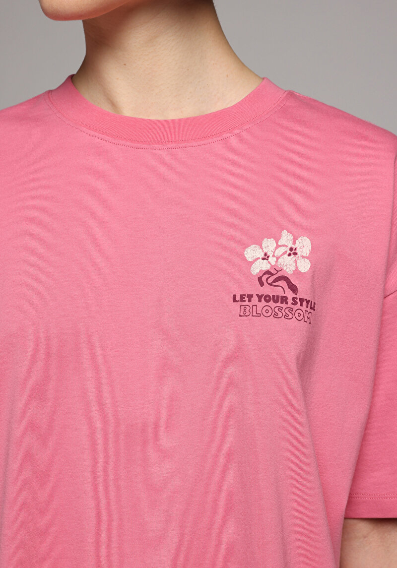 Зображення Футболка З Коротким Рукавом Жіноча Рожева