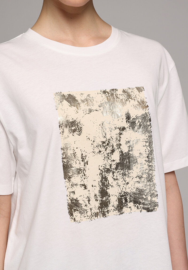 Зображення Футболка З Коротким Рукавом Жіноча Біла