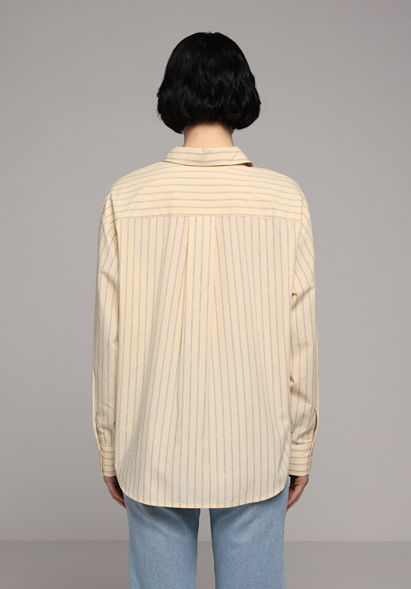 Зображення Сорочка З Довгим Рукавом Жіноча Жовта