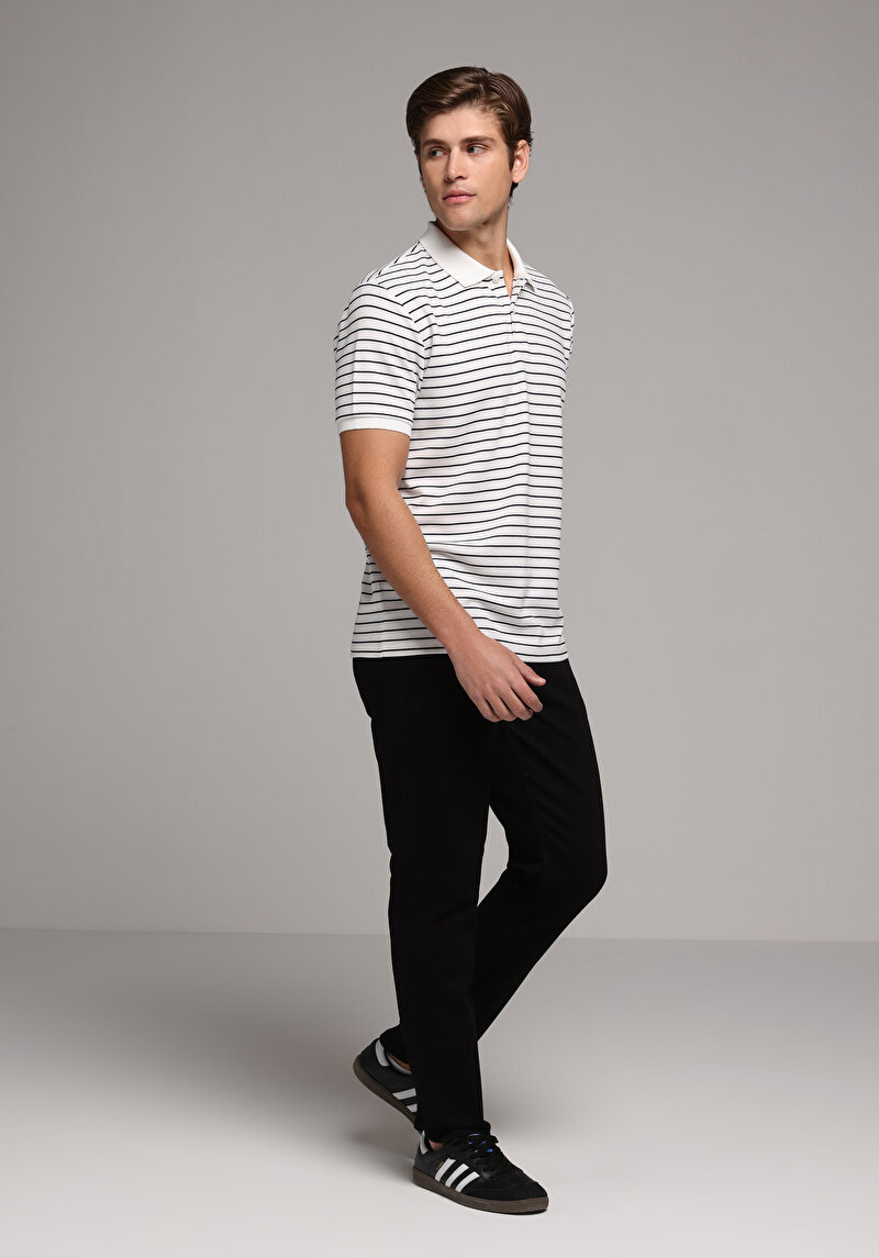 Зображення Поло З Коротким Рукавом Чоловіче Біле