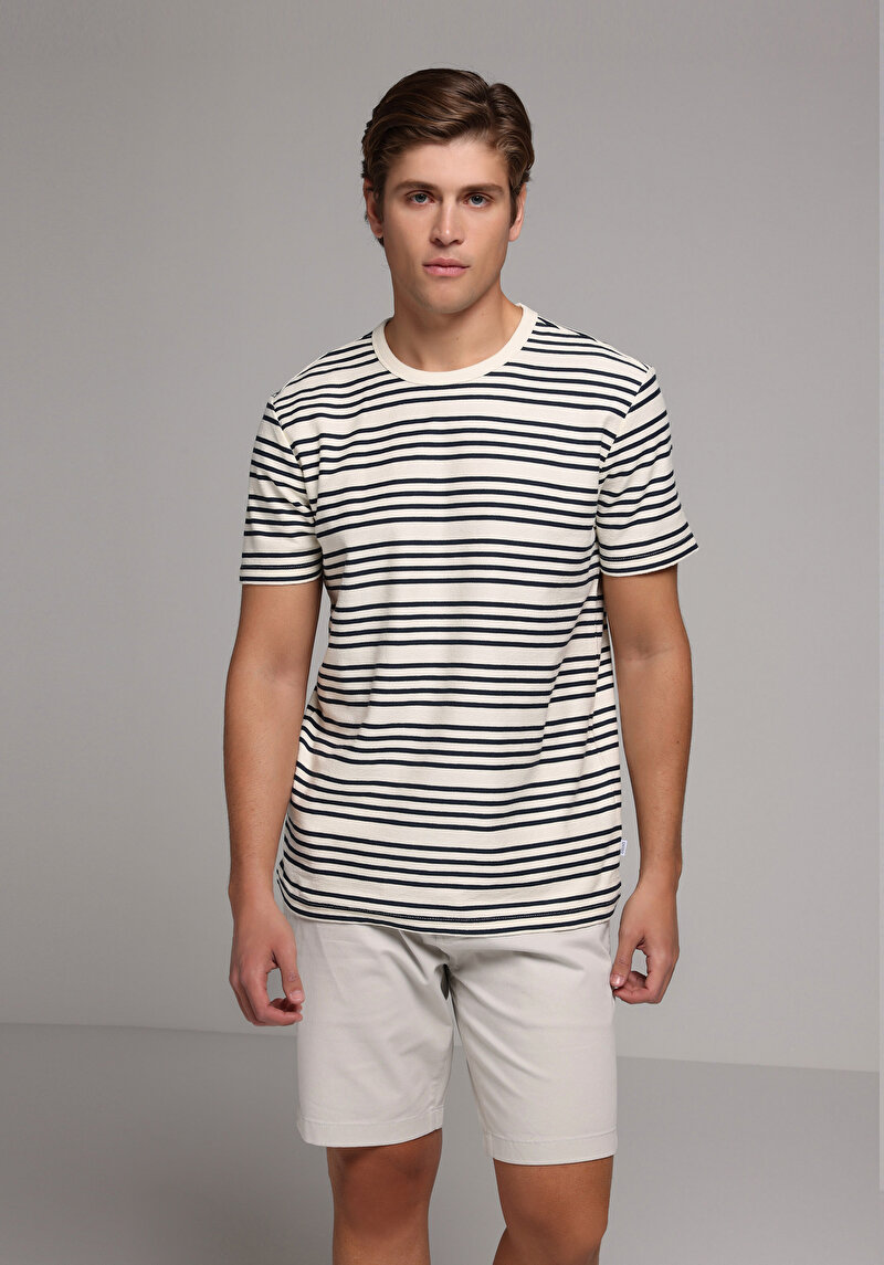 Зображення Футболка З Коротким Рукавом Чоловіча Синя