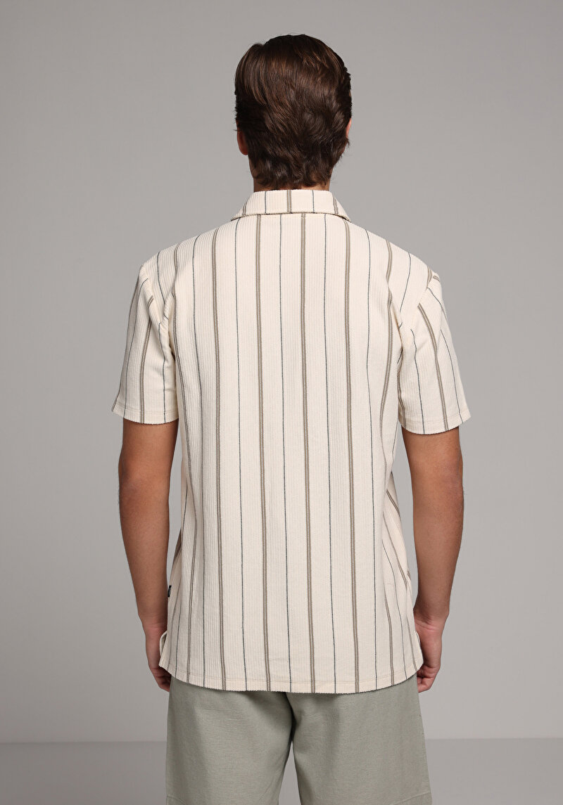 Зображення Поло З Коротким Рукавом Чоловіче Бежеве