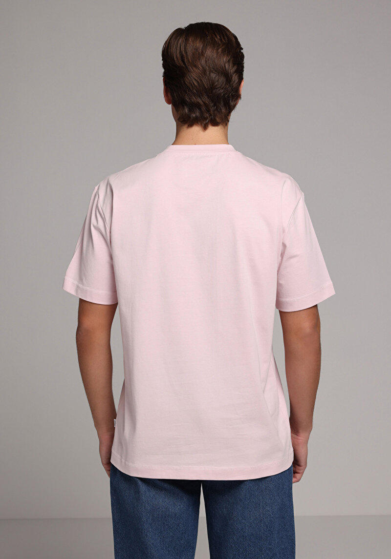 Зображення Футболка З Коротким Рукавом Чоловіча Рожева