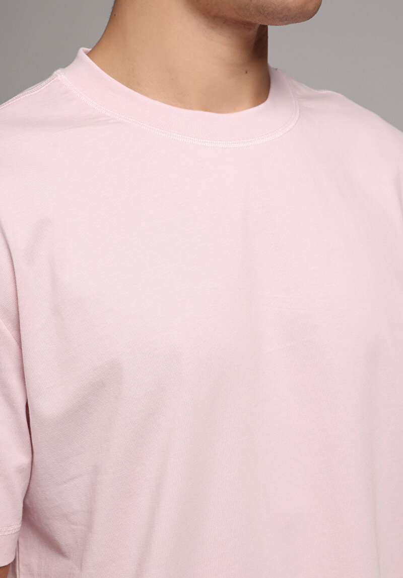 Зображення Футболка З Коротким Рукавом Чоловіча Рожева