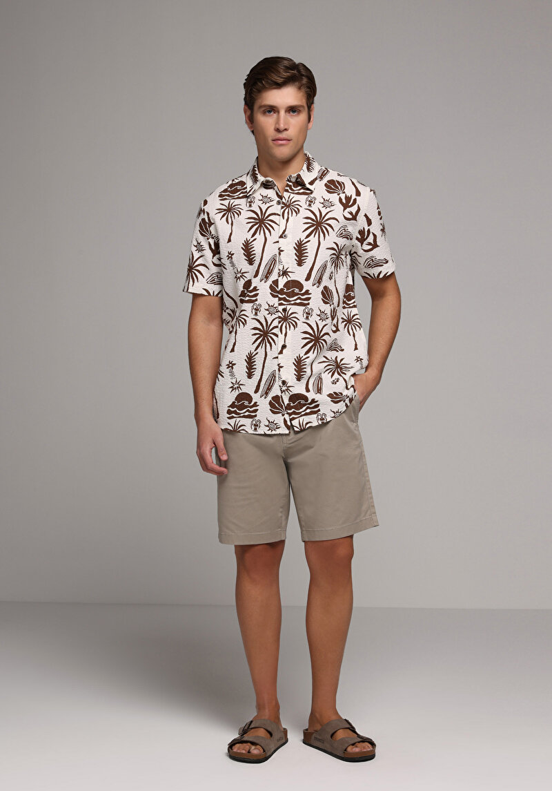 Зображення Сорочка З Коротким Рукавом Чоловіча Біла