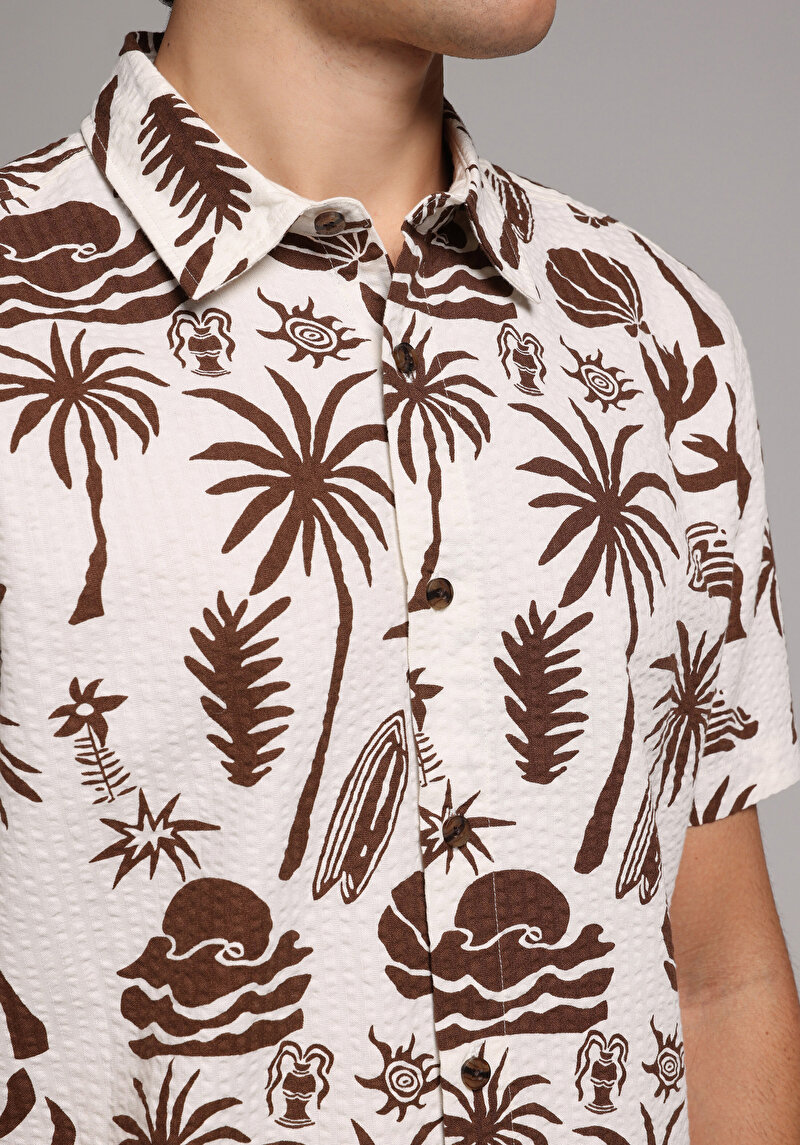 Зображення Сорочка З Коротким Рукавом Чоловіча Біла