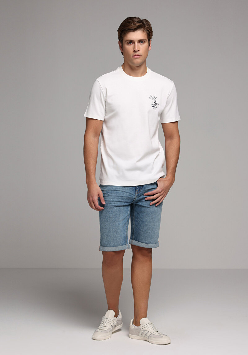 Зображення Футболка З Коротким Рукавом Чоловіча Біла