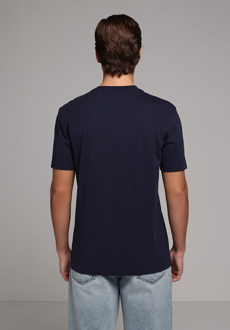 Зображення Футболка З Коротким Рукавом Чоловіча Синя