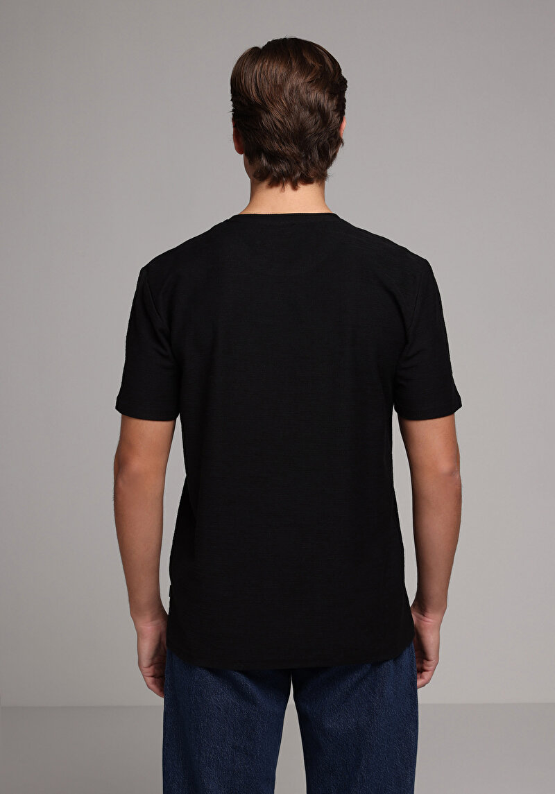 Зображення Футболка З Коротким Рукавом Чоловіча Чорна