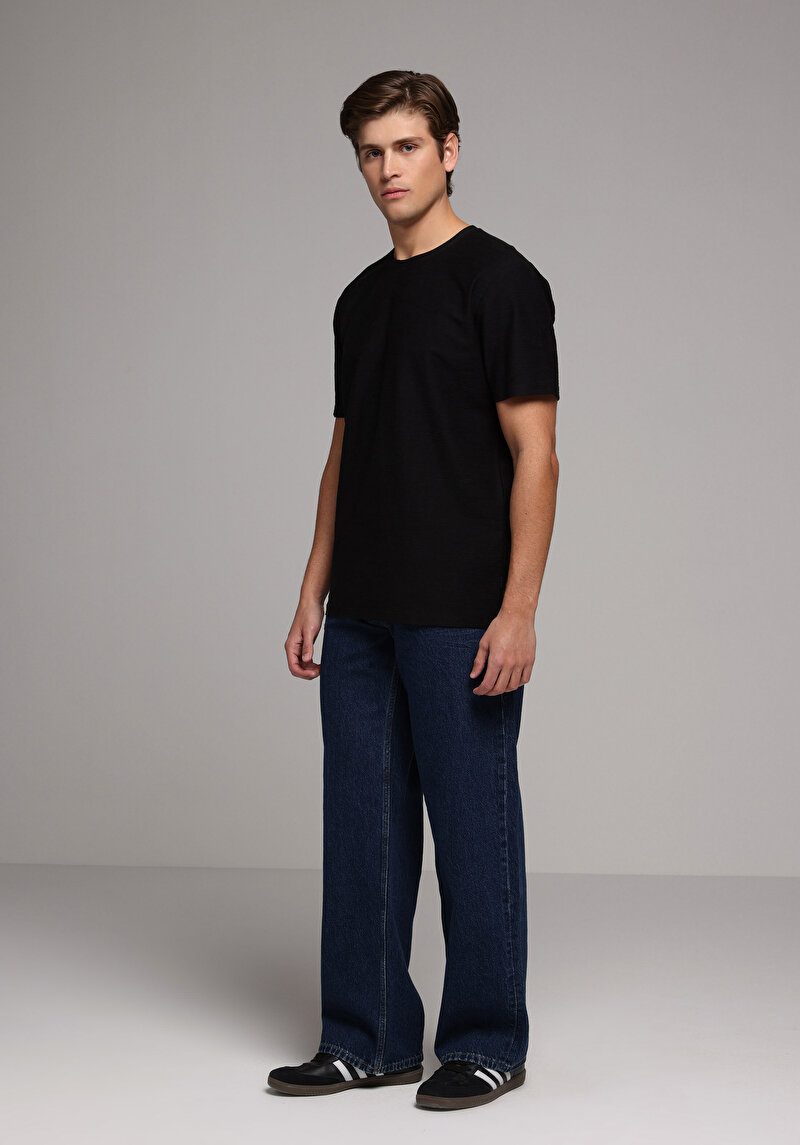 Зображення Футболка З Коротким Рукавом Чоловіча Чорна