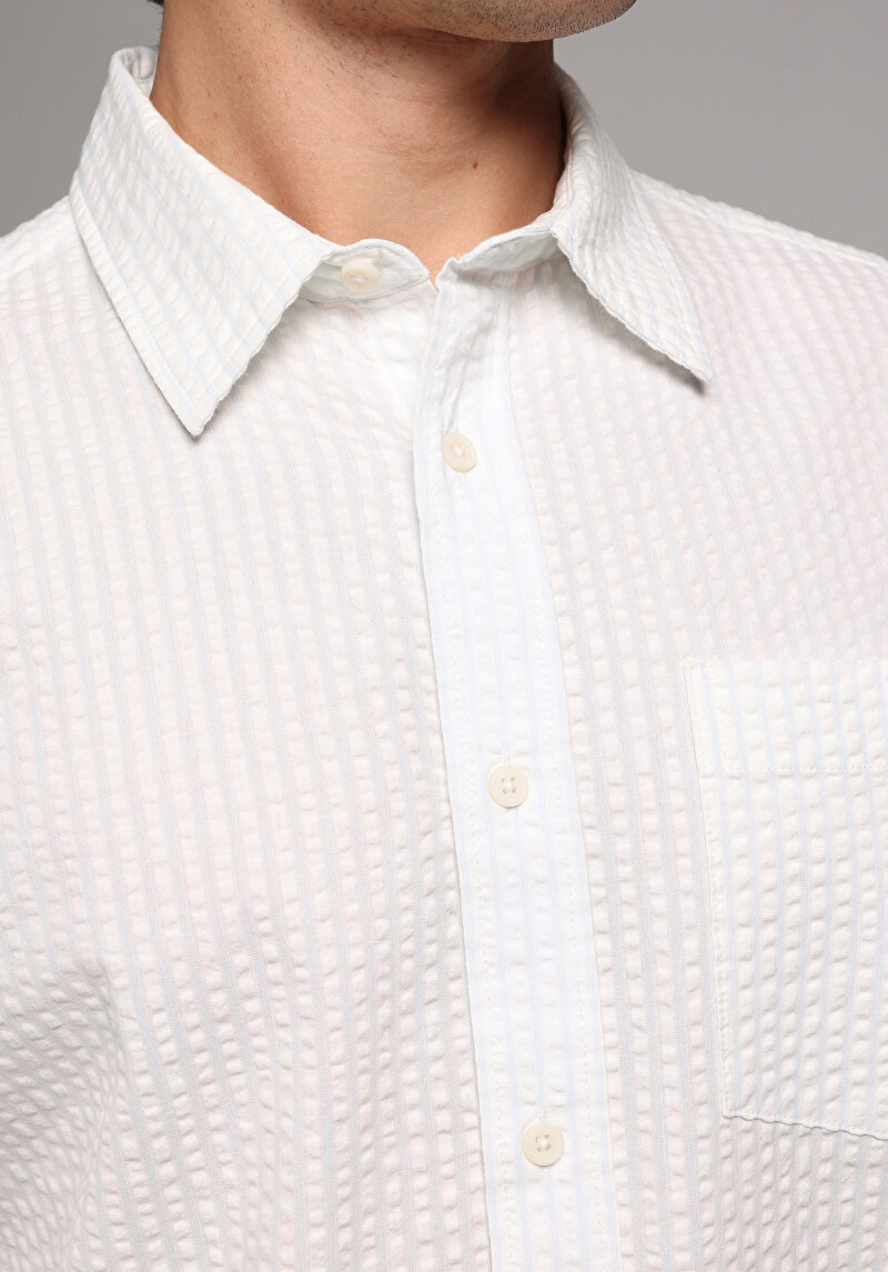 Зображення Сорочка З Довгим Рукавом Чоловіча Біла