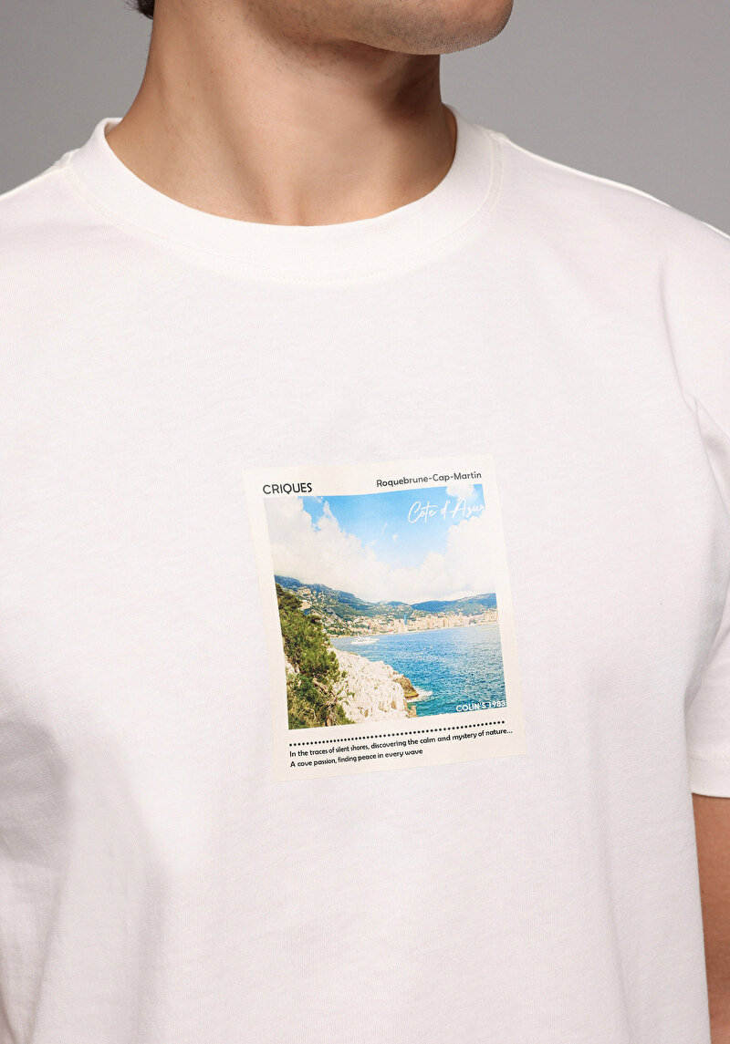 Зображення Футболка З Коротким Рукавом Чоловіча Біла