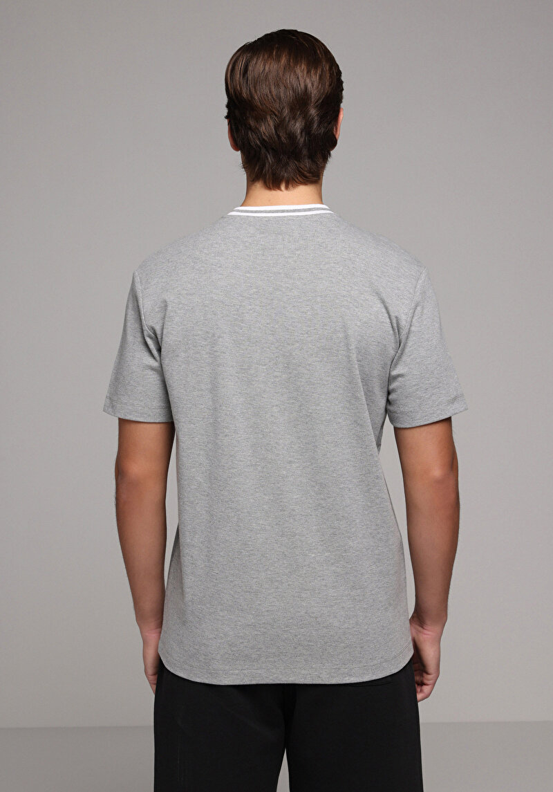 Зображення Футболка З Коротким Рукавом Чоловіча Сіра