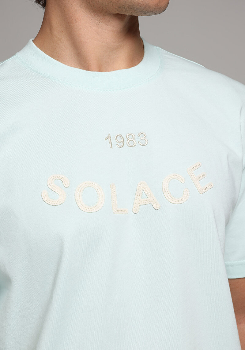 Зображення Футболка З Коротким Рукавом Чоловіча Бірюзова