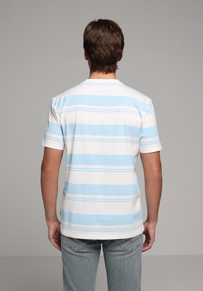 Зображення Футболка З Коротким Рукавом Чоловіча Блакитна