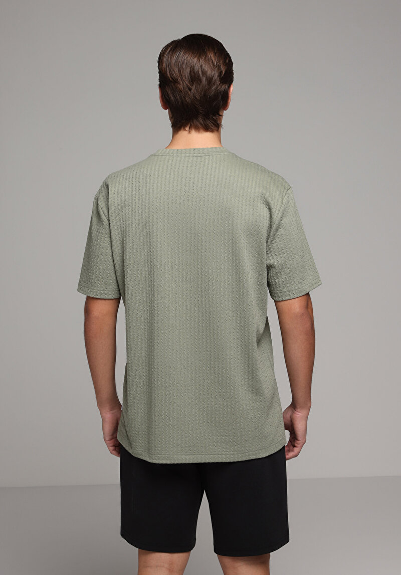 Зображення Футболка З Коротким Рукавом Чоловіча Зелена