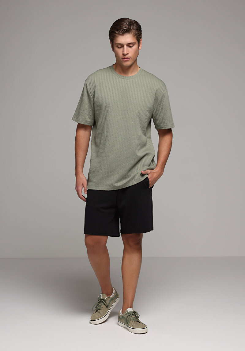 Зображення Футболка З Коротким Рукавом Чоловіча Зелена