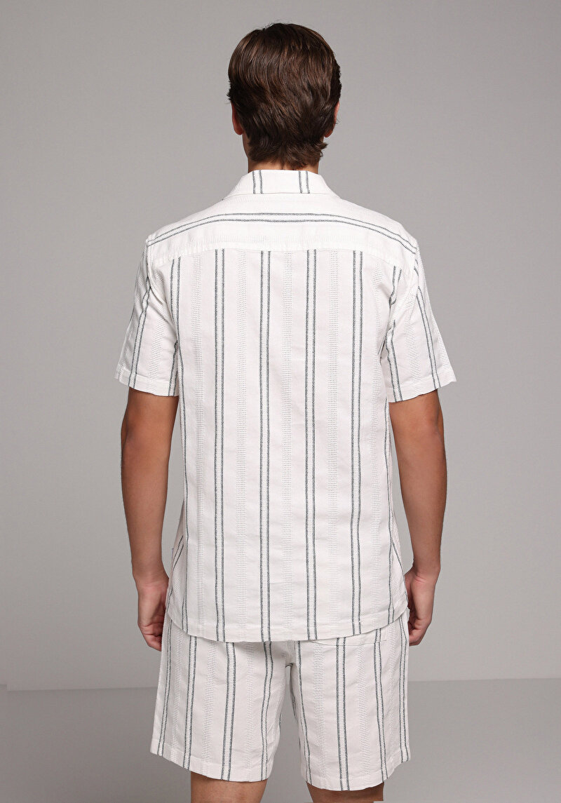 Зображення Сорочка З Коротким Рукавом Чоловіча Біла