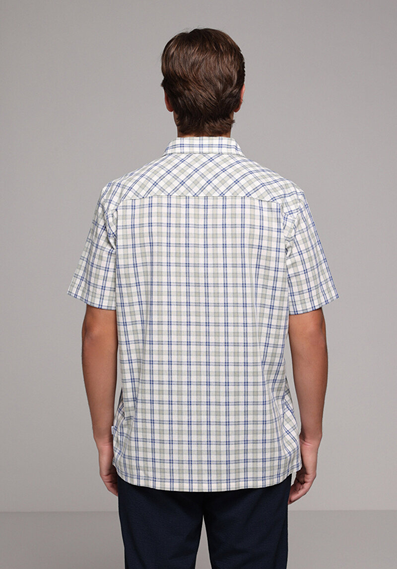 Зображення Сорочка З Коротким Рукавом Чоловіча Бежева