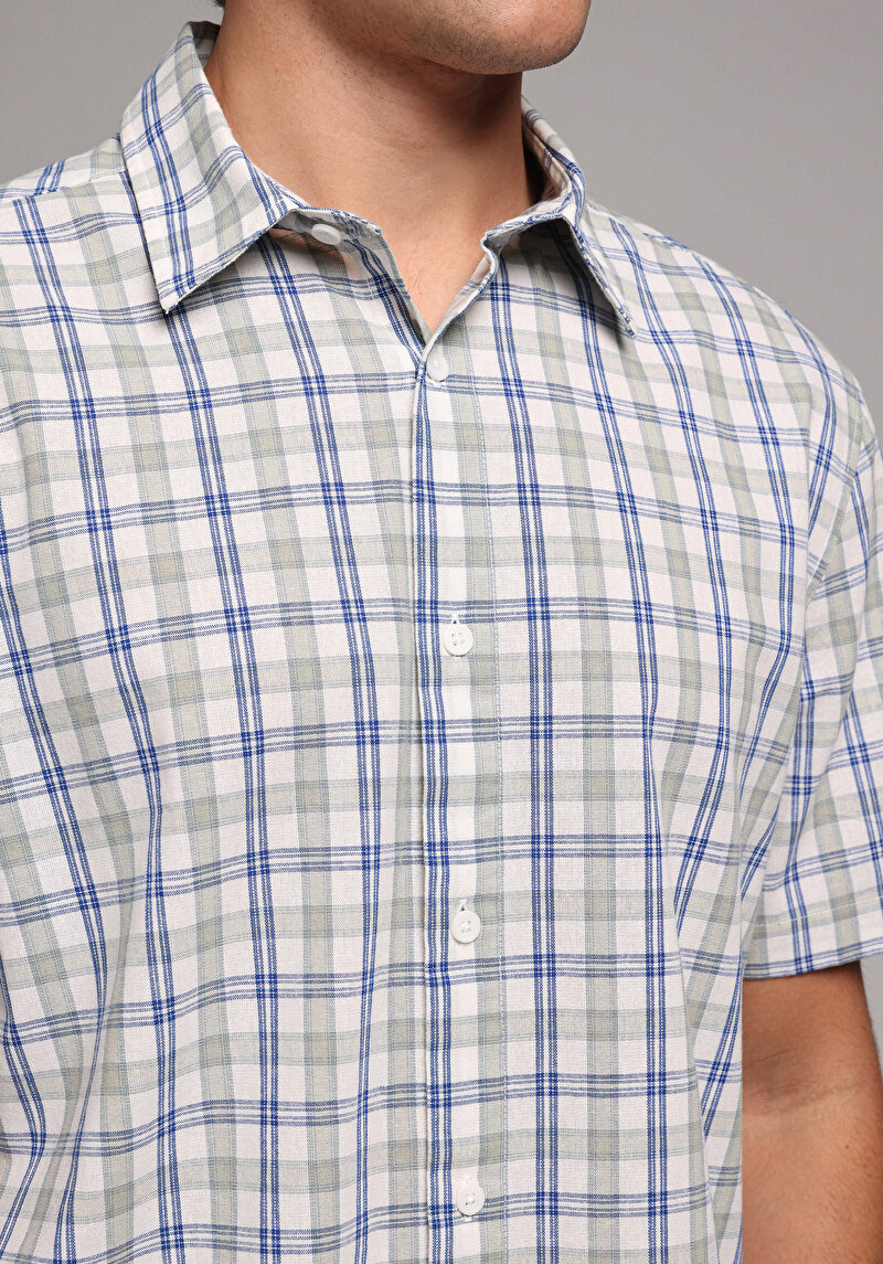 Зображення Сорочка З Коротким Рукавом Чоловіча Бежева