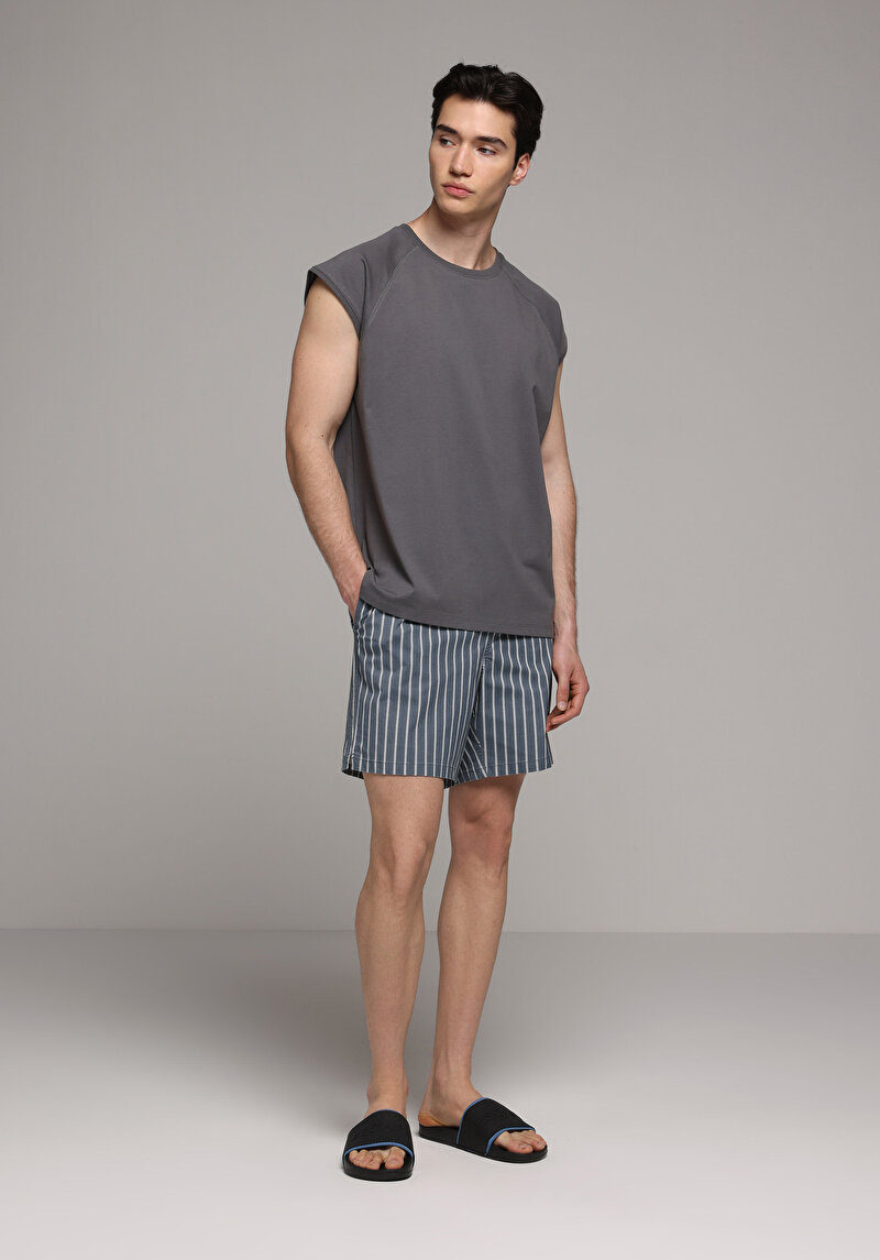 Зображення Шорти Пляжні Чоловічі Блакитні