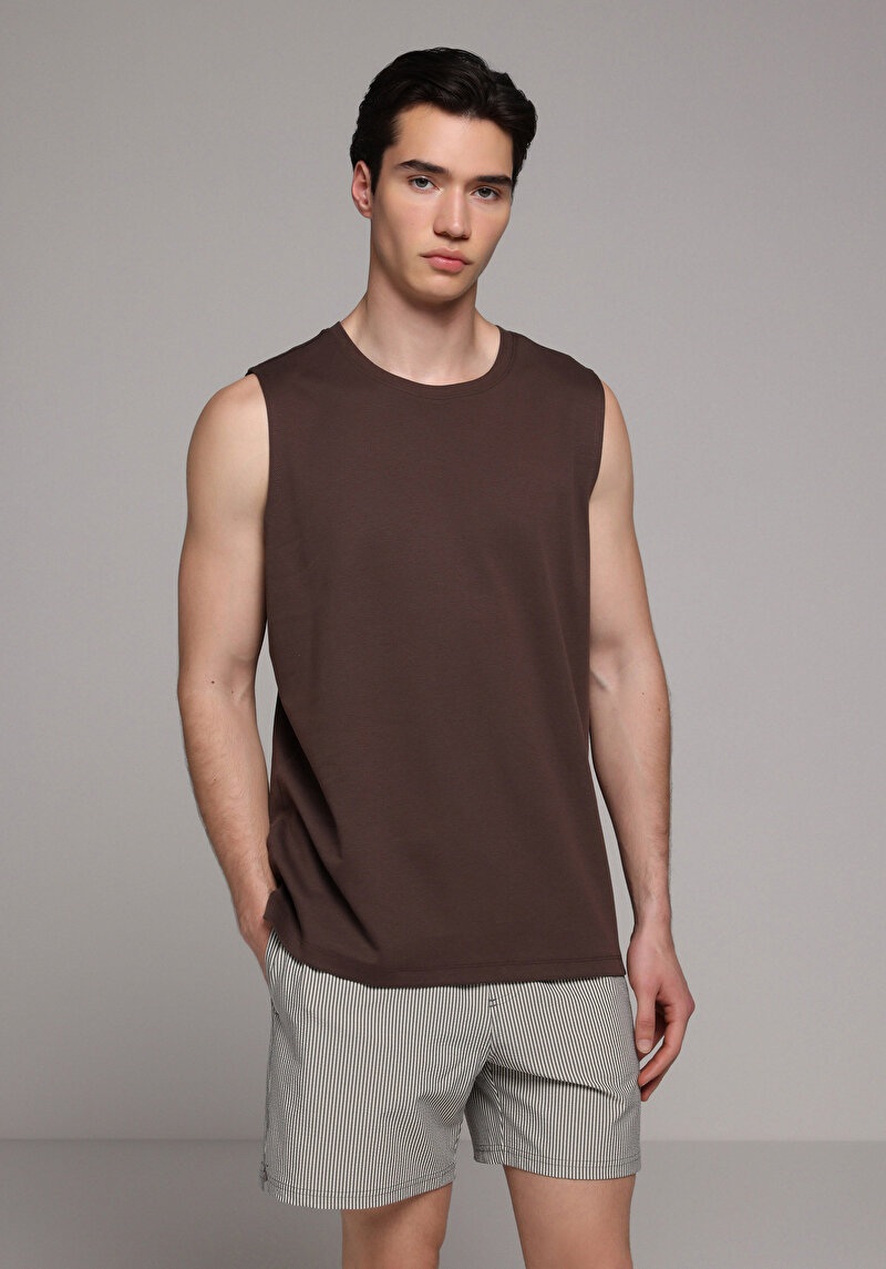 Зображення Майка Чоловіча Коричнева