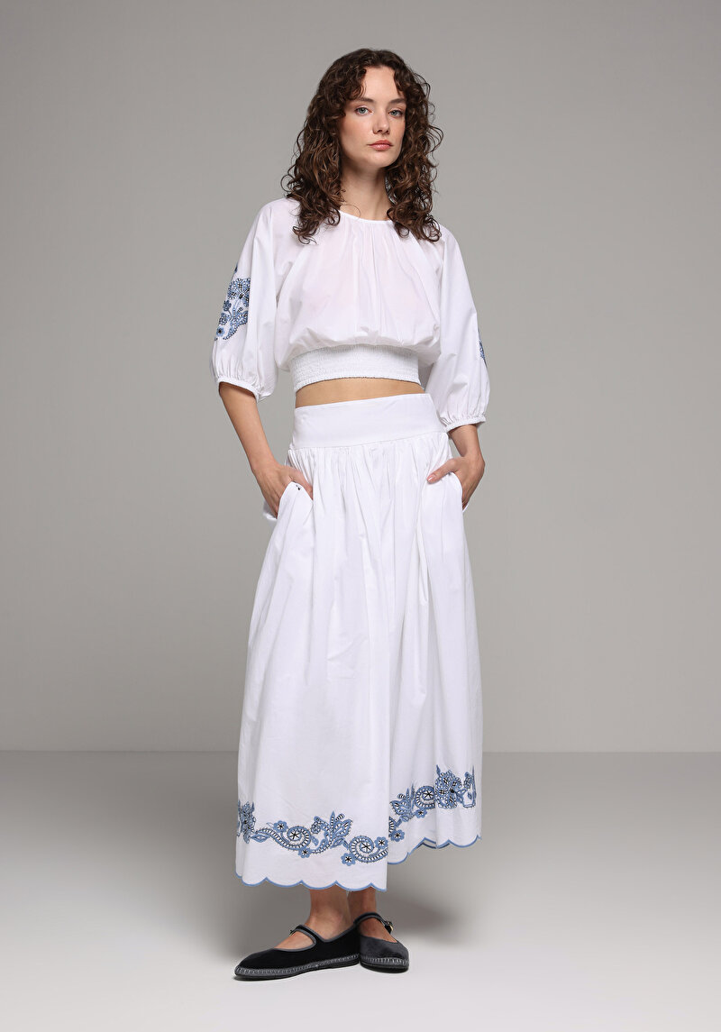 Зображення Спідниця Жіноча Біла