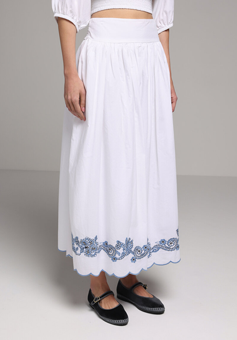 Зображення Спідниця Жіноча Біла