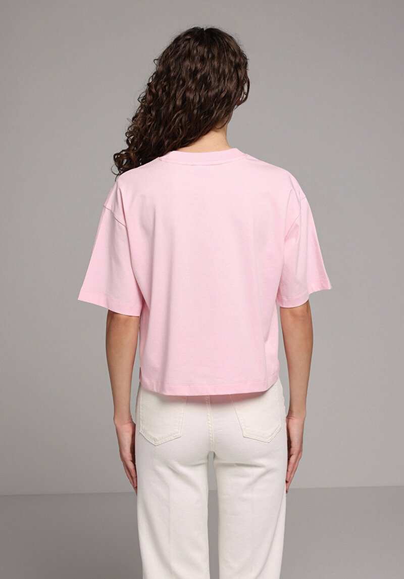 Зображення Футболка З Коротким Рукавом Жіноча Рожева