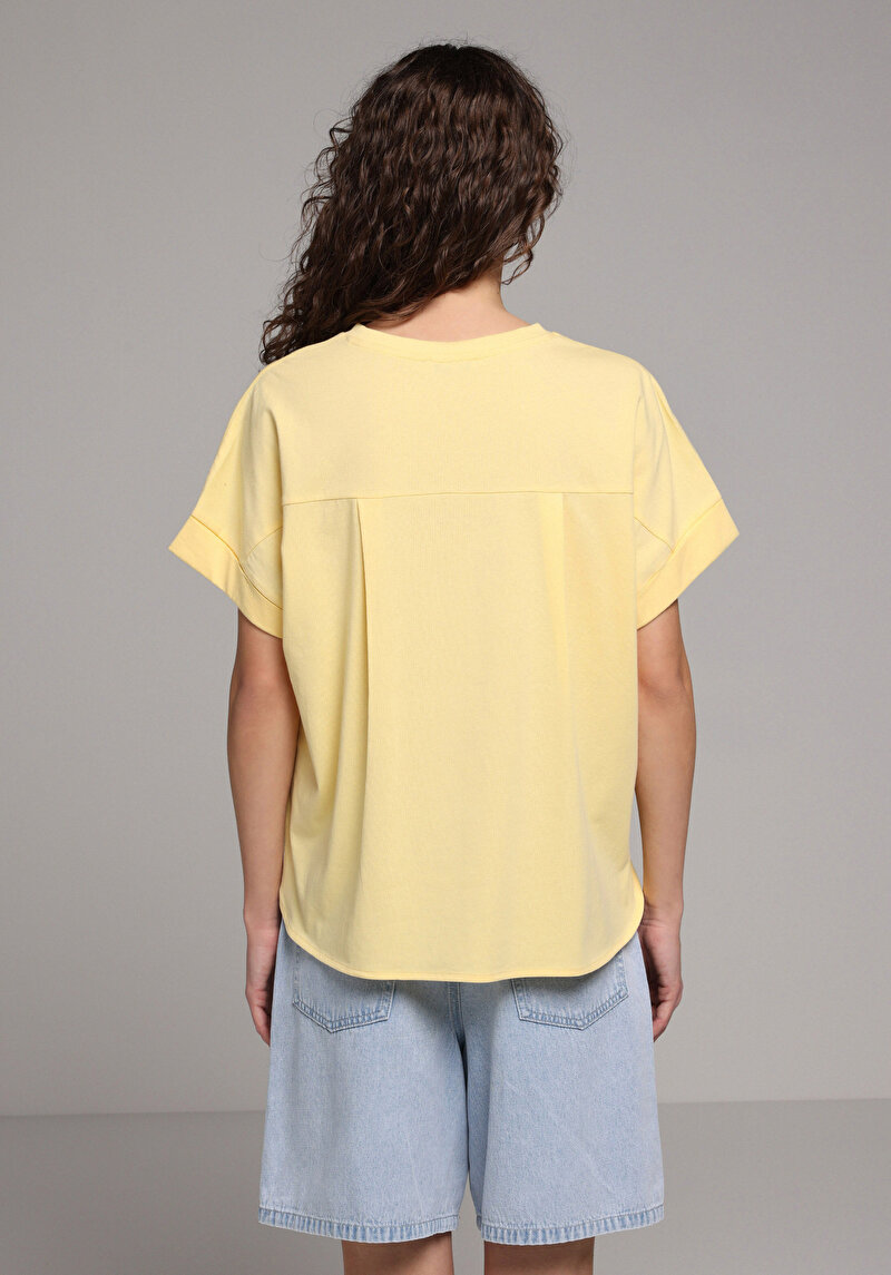 Зображення Футболка З Коротким Рукавом Жіноча Жовта