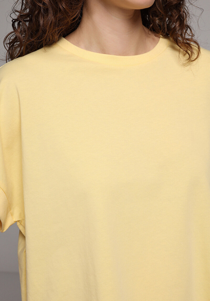 Зображення Футболка З Коротким Рукавом Жіноча Жовта