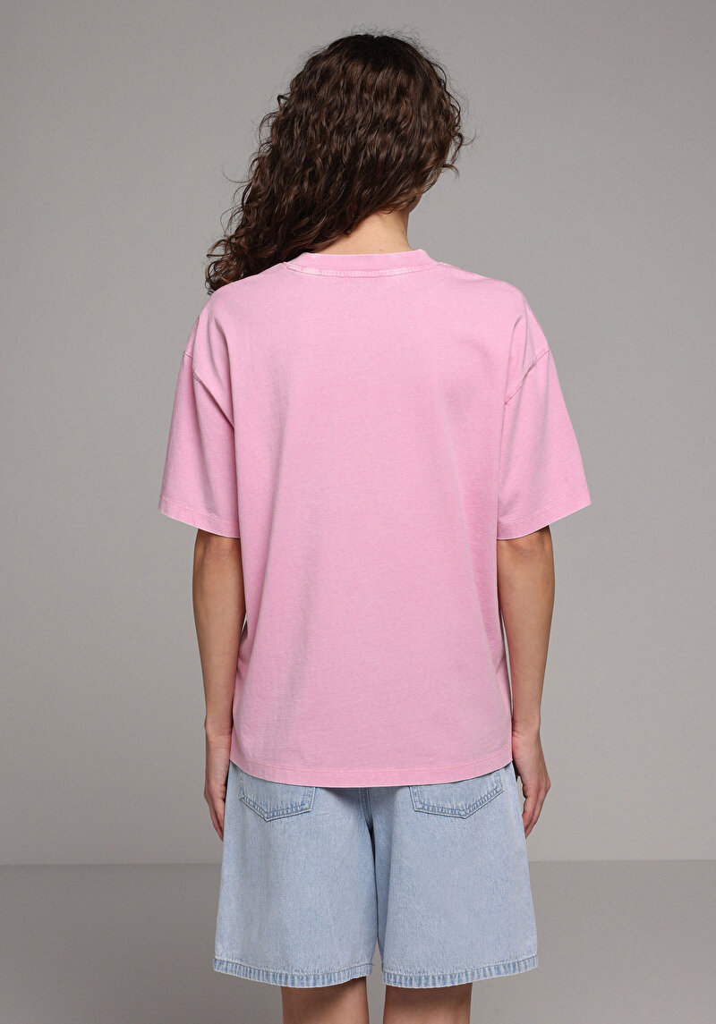 Зображення Футболка З Коротким Рукавом Жіноча Рожева