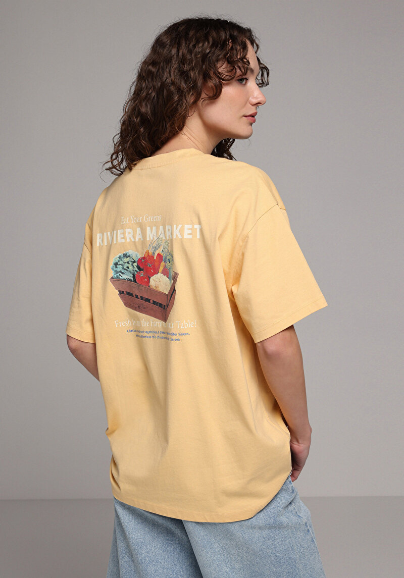 Показати інформацію про Футболка З Коротким Рукавом Жіноча Жовта