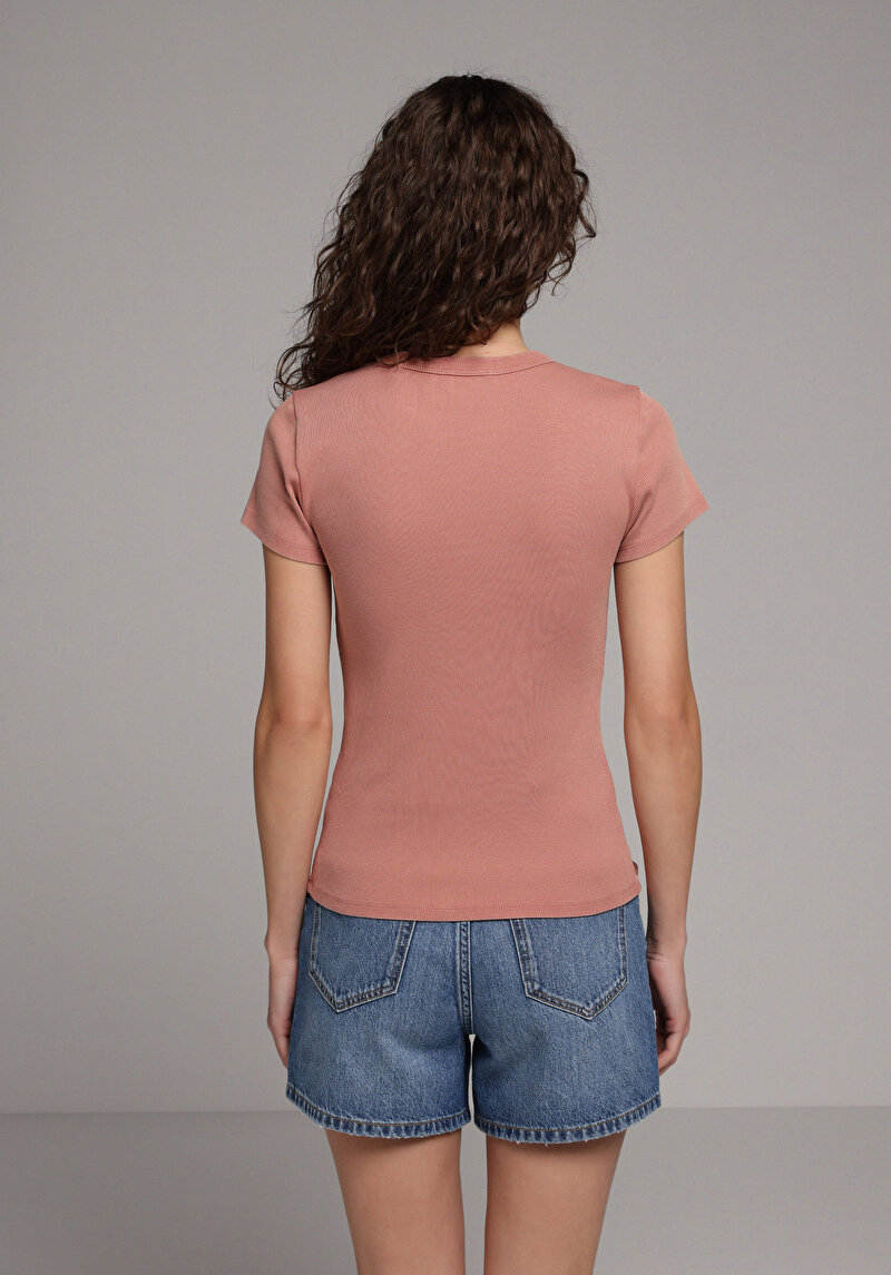 Зображення Футболка З Коротким Рукавом Жіноча Рожева