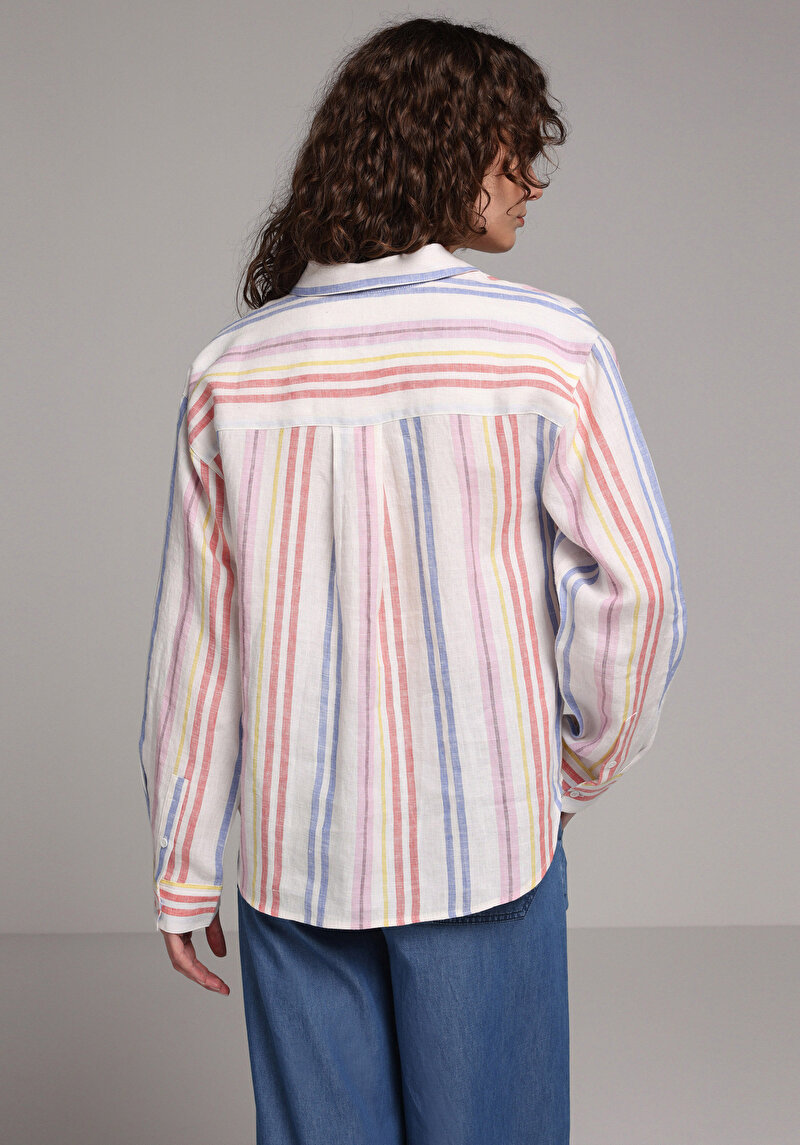 Зображення Сорочка З Довгим Рукавом Жіноча Мультіколор