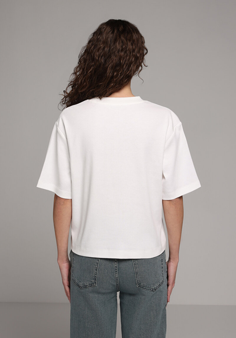 Зображення Футболка З Коротким Рукавом Жіноча Біла