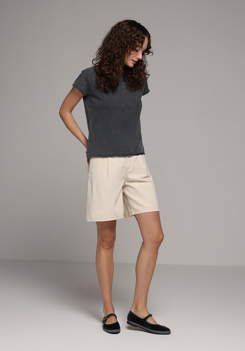 Зображення Футболка З Коротким Рукавом Жіноча Сіра