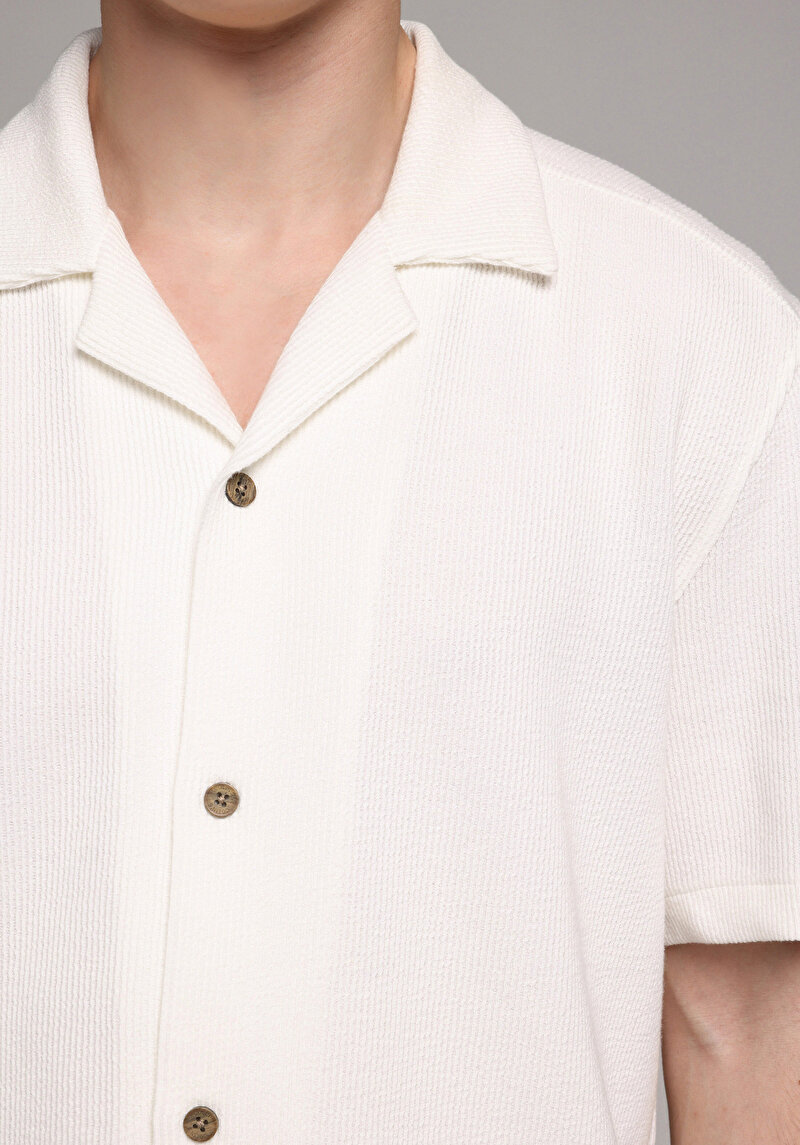 Зображення Сорочка З Коротким Рукавом Чоловіча Біла