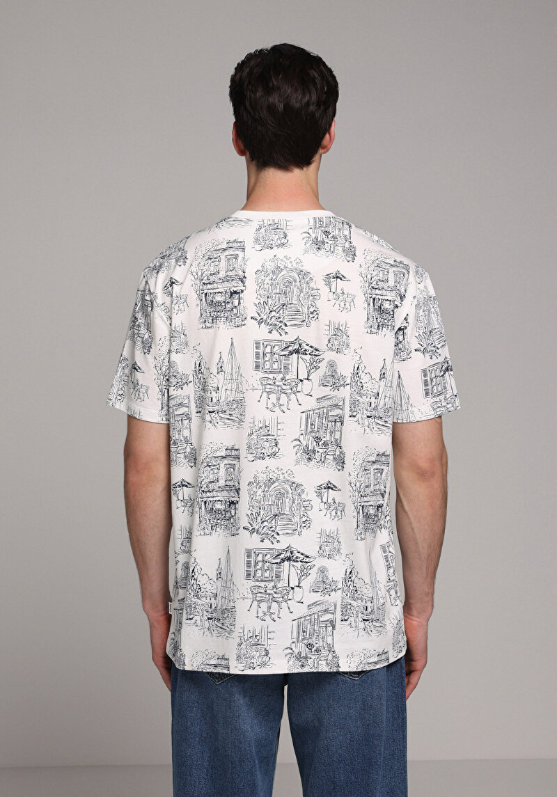 Зображення Футболка З Коротким Рукавом Чоловіча Біла