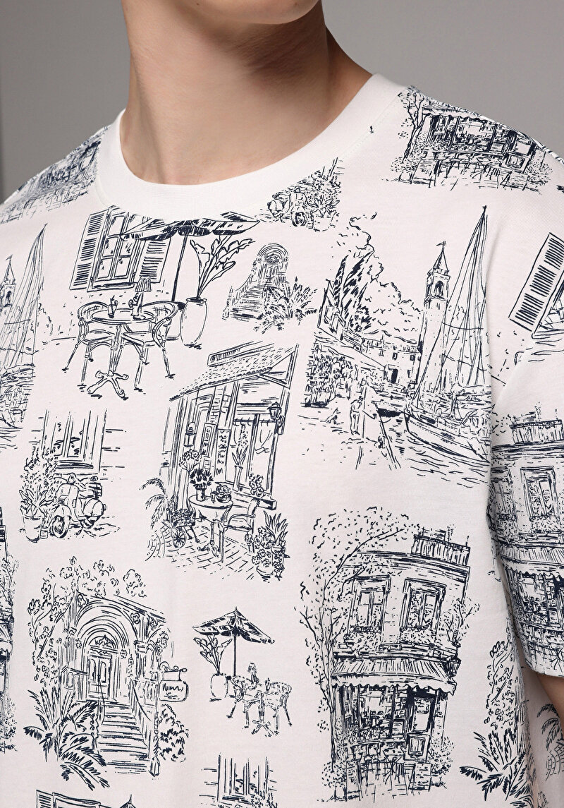 Зображення Футболка З Коротким Рукавом Чоловіча Біла