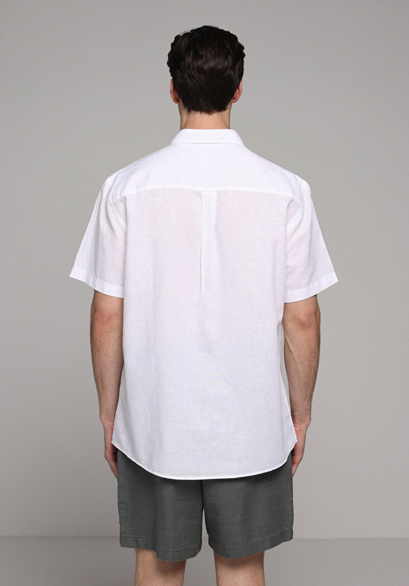Зображення Сорочка З Коротким Рукавом Чоловіча Біла
