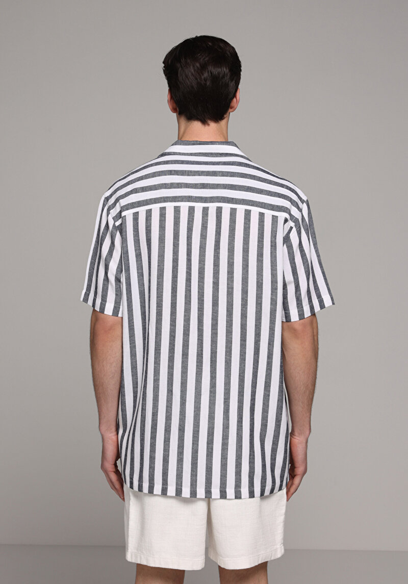 Зображення Сорочка З Коротким Рукавом Чоловіча Синя