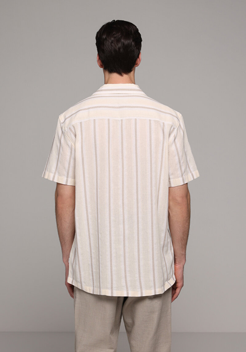 Зображення Сорочка З Коротким Рукавом Чоловіча Коричнева