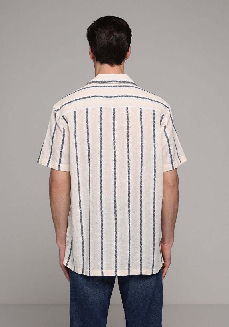 Зображення Сорочка З Коротким Рукавом Чоловіча Синя