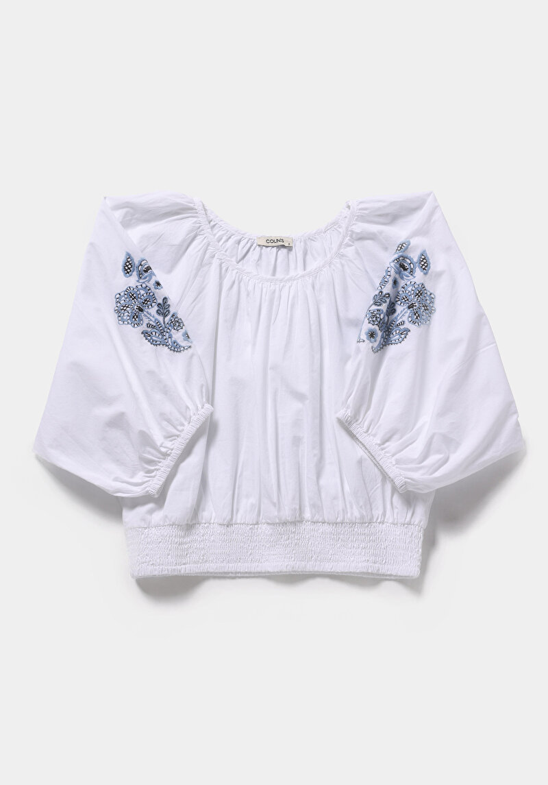 Зображення Сорочка З Довгим Рукавом Жіноча Біла