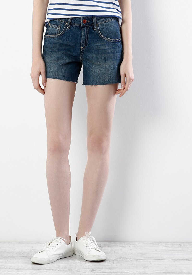 Показати інформацію про Шорти Жіночі Блакитні  Cl1029629